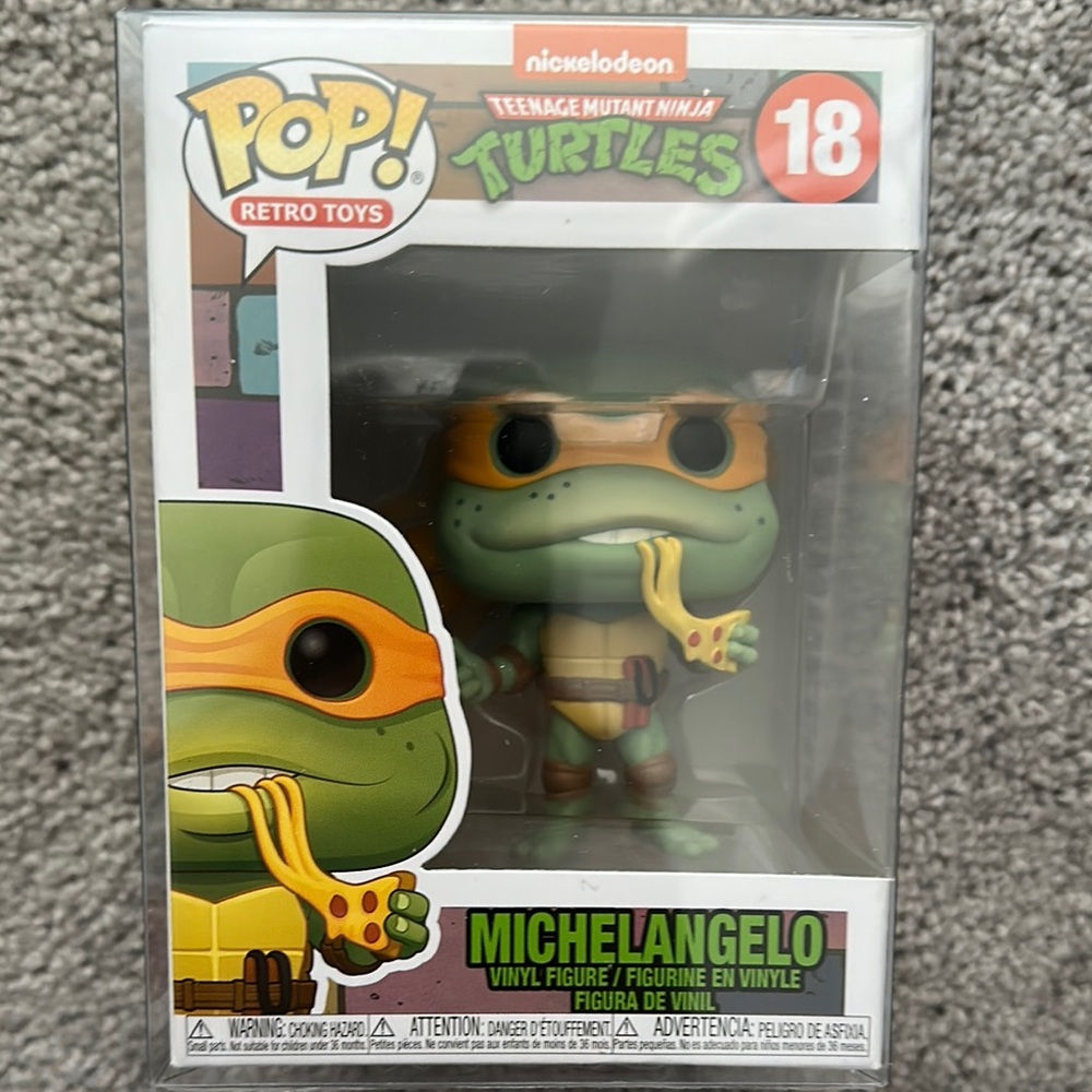Funko Green and Orange Turtle Figure